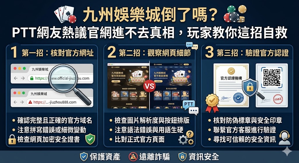 九州娛樂城倒了嗎?PTT網友熱議官網進不去真相,玩家教你這招自救